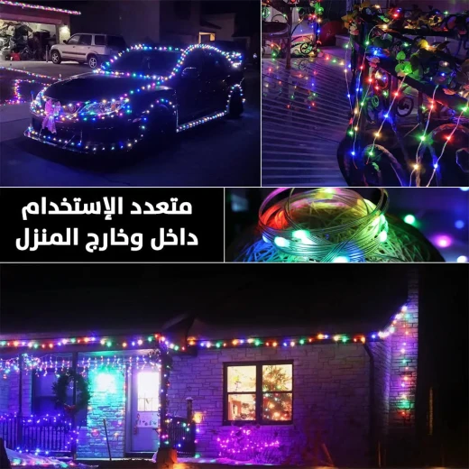 أضواء خرافية ذكية 5 متر IC-RGB ضوء حبل LED مع التحكم بالتطبيق والتفاعل مع الصوت - Image 6