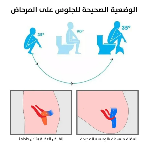 مقعد مرحاض صحي قابل للطي مع معطر - مدمج ونظيف - Image 9