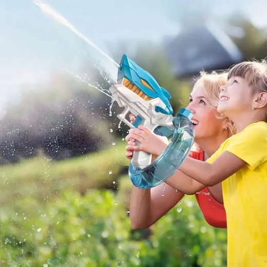 سوار رش الماء للأطفال بتصميم قرش, لعبة صيفية ممتعة, سهل التعبئة والاستخدام, آمن ومتين للعب في الشاطئ أو الحديقة أو المسبح - Image 4