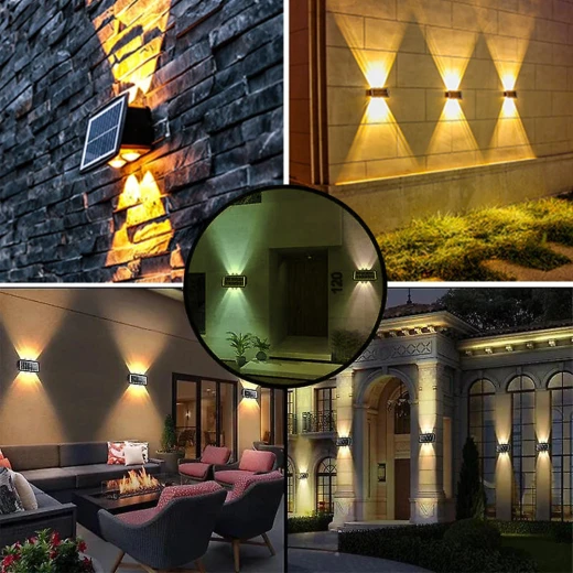 مصباح حائط شمسي مزخرف BD-4: تصميم صحراوي، إضاءة خارجية موفرة للطاقة - Image 4