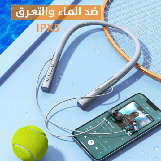 سماعات رياضية لاسلكية حول الرقبة: صوت ثلاثي الأبعاد وتصميم صديق للبشرة - Image 7