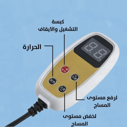 وسادة تدليك العمود الفقري العنقي: تخفيف آلام الرقبة والاسترخاء - Image 14