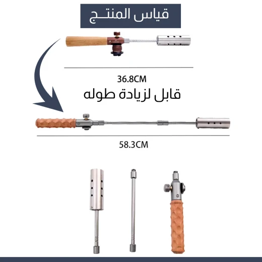 شعلة غاز للّحام واللحام بالقصدير, لهب قوي قابل للتعديل، شعلة متعددة الاستخدامات للأعمال اليدوية والسباكة والمشاريع الحرفية - Image 8