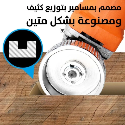 عجلة طحن الخشب لمنشار الزاوية والمثقاب - التشكيل والنحت - Image 3