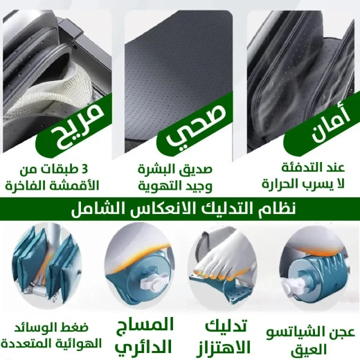 جهاز مساج وتدفئة رقمي للقدمين للاسترخاء وتخفيف الألم - Image 4