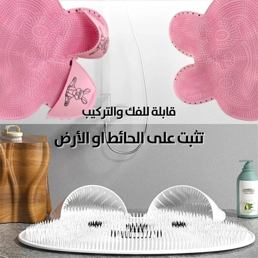 ليفة استحمام للجسم والقدمين بشعيرات سيليكون للتنظيف العميق - Image 6