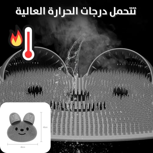 ليفة استحمام للجسم والقدمين بشعيرات سيليكون للتنظيف العميق - Image 7