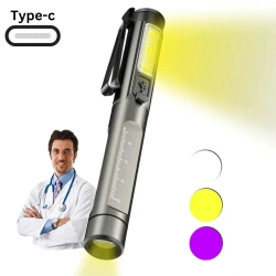 Pen LED & UV Rechargeable Light: Portable, Versatile Illumination