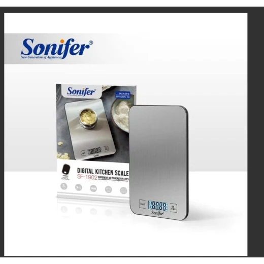 ميزان مطبخ رقمي Sonifer SF-1902 - قياس دقيق للطعام ميزان مطبخ رقمي Sonifer SF-1902 - قياس دقيق للطعام