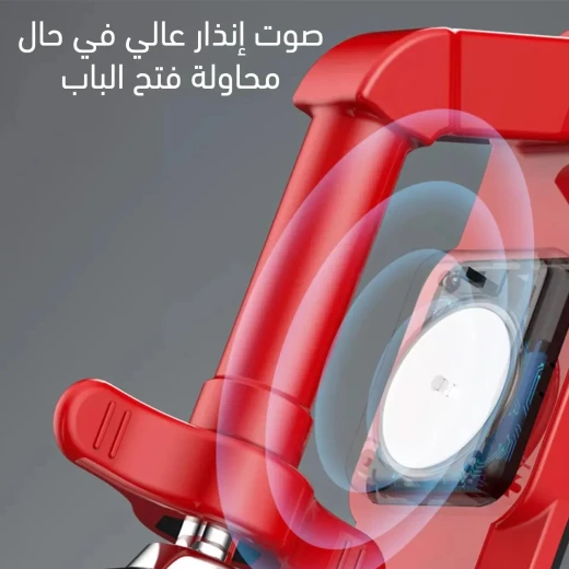 مانع باب مع إنذار, جهاز أمان محمول بصافرة إنذار قوية, لا يحتاج إلى تركيب، مثالي للمنزل والسفر والمكتب - Image 4