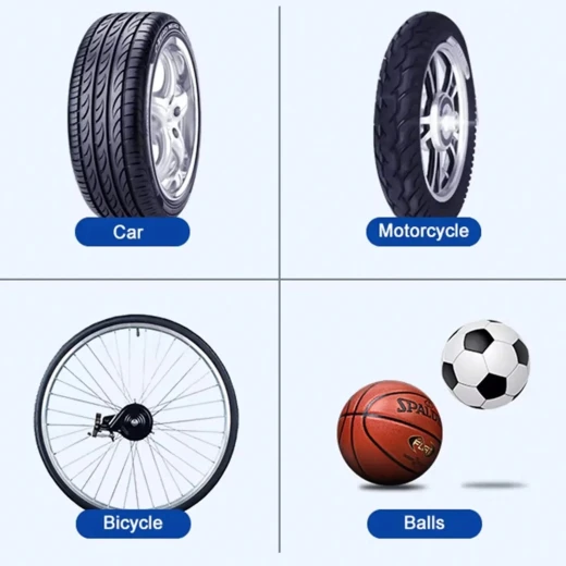 ضاغط هواء صغير للإطارات والنفخ - محمول ومتعدد الاستخدامات - Image 11