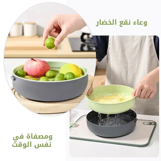 قطاعة خضروات متعددة الوظائف 9 في 1, تقطيع سهل وسريع مع شفرات متينة - Image 3