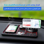 حامل هاتف مع منظم للعملات والمفاتيح ومعطر