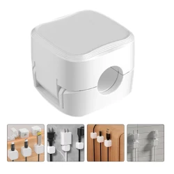 Magnetic Wire Clips, Strong Cable Organizer for Desk & Wall, Secure, Tangle-Free Wire Management for Home & Office