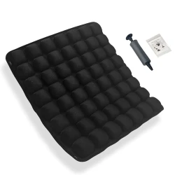 Inflatable Air Seat Cushion for Comfort & Support, Portable, Easy-Inflate Cushion Promoting Spinal Alignment & Reducing Back Pain, Ideal for Home, Office & Travel