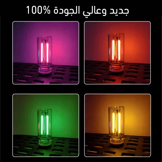 مصباح LED ليلي بالتحكم باللمس للسيارة والمنزل مع منفذ USB ,إضاءة ناعمة وموفرة للطاقة ومحمولة - Image 3