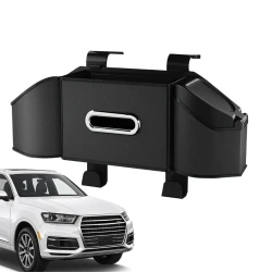 Car Seat Back Organizer, Universal Fit, Black Storage Solution with Multiple Pockets for Travel Essentials, Kids & Family Use