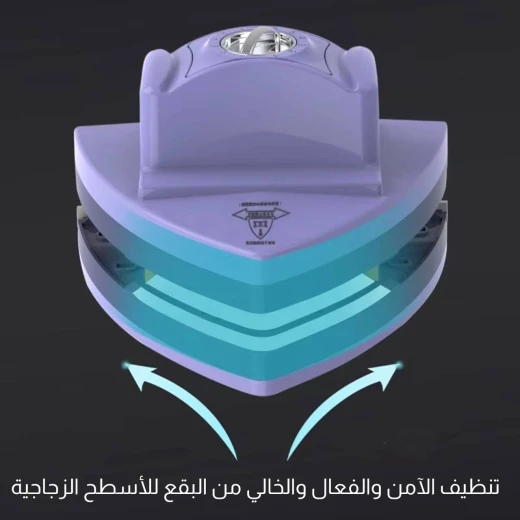 منظف نوافذ مغناطيسي مزدوج الجوانب وقابل للتعديل, أداة تنظيف زجاج فعالة وآمنة للنوافذ العالية، تنظيف بدون خطوط وبمغناطيس قوي - Image 6