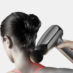 PIKNOW Muscle Massage Gun with 4 Heads, Deep Tissue Percussion Massager, Adjustable Speeds for Muscle Relief and Recovery, Portable Design