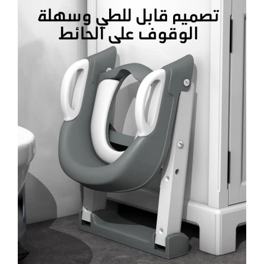مقعد استحمام للرضع مع درج تخزين, آمن ومريح لدعم استحمام الطفل، تصميم مريح بمواد سهلة التنظيف، مدمج ومناسب للمساحات الصغيرة - Image 5