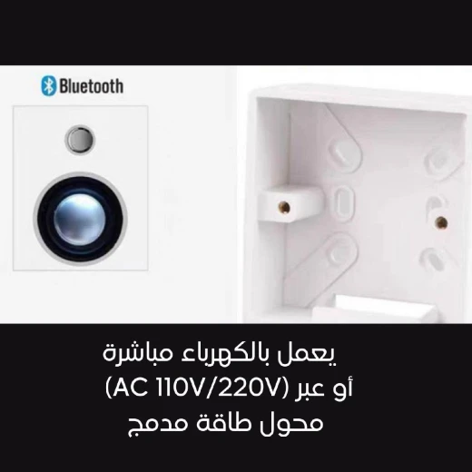 مكبر صوت بلوتوث مدمج في لوحة حائط - صوت لاسلكي للمنزل والمكتب - Image 3