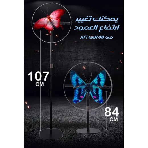 شاشة عرض إعلانية ثلاثية الأبعاد هولوغرام مع قاعدة عمودية, عرض ثلاثي الأبعاد جذاب، سهل التركيب، يدعم وسائط متعددة، مثالي للبيع بالتجزئة والفعاليات - Image 2