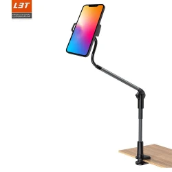 L3t Desk Phone Stand L365: Adjustable, Anti-Slip, Metallic Design