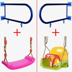 Luxury Single Wall Hanging Swing for Ultimate Comfort & Relaxation, Durable High Quality Materials, Easy Installation, Perfect for Balconies & Reading Nooks, 1 Unit