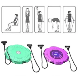 Sports Waist Twister Machine 3D Rotating Disc for Core Workout and Fitness