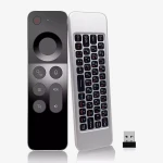 جهاز تحكم عن بعد ذكي ماوس هوائي ولوحة مفاتيح كومبو لأجهزة Android TV و PC و IPTV