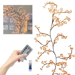 MetaShop Flower Light Wall Lamp Decorative Tree Design for Bedroom and Living Room