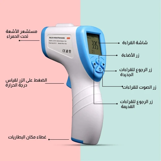ميزان حرارة إلكتروني: قراءات درجة حرارة سريعة ودقيقة - Image 6