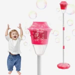 BUBBLE TORCH مصباح حديقة آلة فقاعات أوتوماتيكية موسيقية بإضاءة LED