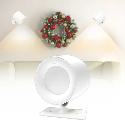 Rechargeable Magnetic Wireless LED Wall Lamp, Cordless Motion Sensor Light with Adjustable Illumination, Easy Magnetic Mounting, Ideal for Hallways, Closets and Stairs - Image 2