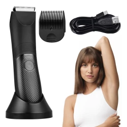 DSP Women's Body Shaver for Sensitive Areas 60386: Cordless Electric Razor for Smooth Skin, Waterproof Design, 2 Speed Settings, Ergonomic Grip for Comfortable Shaving
