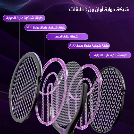 صاعق ناموس كهربائي برأس دوار 360 درجة، ضوء UV قوي لجذب الحشرات والتخلص منها، تغطية واسعة، مكافحة فعالة بدون مواد كيميائية، للمنزل والتخييم - Image 5