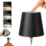 Rechargeable Wireless LED Bottle Lamp, Cordless Portable Light with Elegant Bottle Design, Built-In Rechargeable Battery, Perfect for Ambient Mood Lighting
