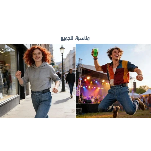 موسع خصر البنطلون بحزام مطاطي وخطاف معدني، يضيف مساحة إضافية للخصر، مريح ومرن، سهل الاستخدام، مثالي لتغيرات مقاس الخصر - Image 6