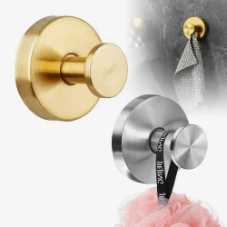 Strong No-Drill Suction Cup Hooks, Secure Hold on Smooth Surfaces, Reusable and Easy to Remove, Ideal for Bathroom, Kitchen and Home Organization