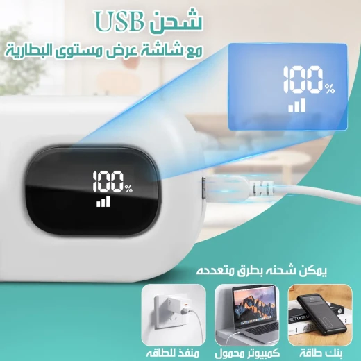 ماكينة خياطة كهربائية محمولة صغيرة باليد، حل عملي لإصلاح الملابس بسرعة، سهلة الاستخدام للخياطة والترميم، مثالية للأعمال اليدوية والحرف - Image 5