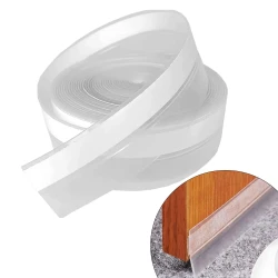 3m Silicone Door Draft Stopper Strip, 3.8cm Wide, Door Seal for Blocking Dust, Drafts and Noise, Easy to Install for Doors and Windows