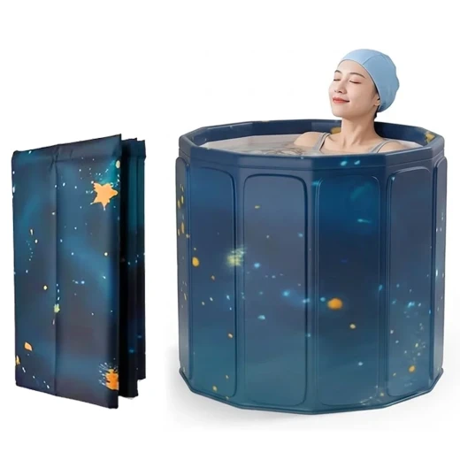 Foldable Adult Bathtub – Space-Saving Design for Comfortable and Relaxing Home Baths - Bath bucket - Image 2