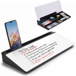 منظم مكتبي بسبورة قابلة للمسح وحامل هاتف - Clipboard