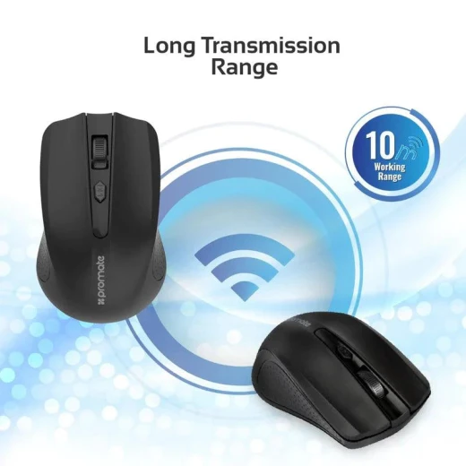 فأرة بروميت Clix-8 اللاسلكية المريحة - 2.4 جيجاهرتز، مستشعر بصري - برو مات - Image 6