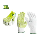 قفازات صوف محبوكة XL من DYLLU مع نقاط PVC - واقية ومتينة - ديلو