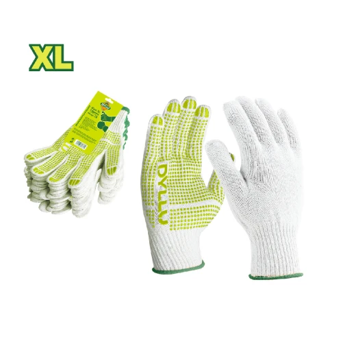 قفازات صوف محبوكة XL من DYLLU مع نقاط PVC - واقية ومتينة - ديلو - Image 2