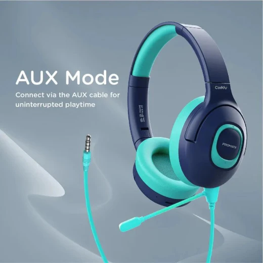 سماعات Promate Coddy SafeAudio اللاسلكية: صوت عالي الدقة واستماع آمن - برو مات - Image 5