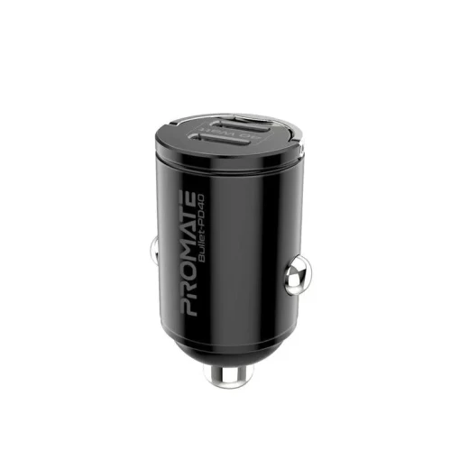 شاحن سيارة Promate Bullet-PD40 بقوة 40 واط بمنفذي USB-C - برو مات - Image 2