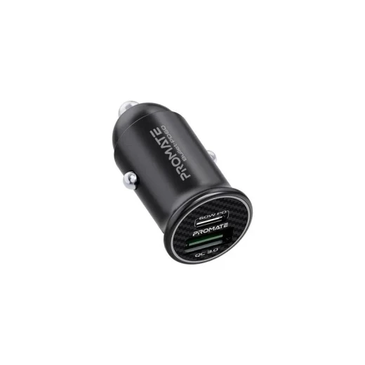 شاحن سيارة Promate Bullet-PD60: توصيل طاقة 60 واط وشحن سريع 3.0 - برو مات - Image 2