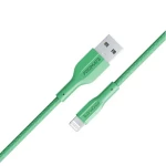 كابل شحن آيفون XCord-Ai أخضر, معتمد من ابل MFi، عالي التحمل وسرعة شحن فائقة, متوافق مع أجهزة ايفون و ايباد و ايربودز من بروميت - برو مات